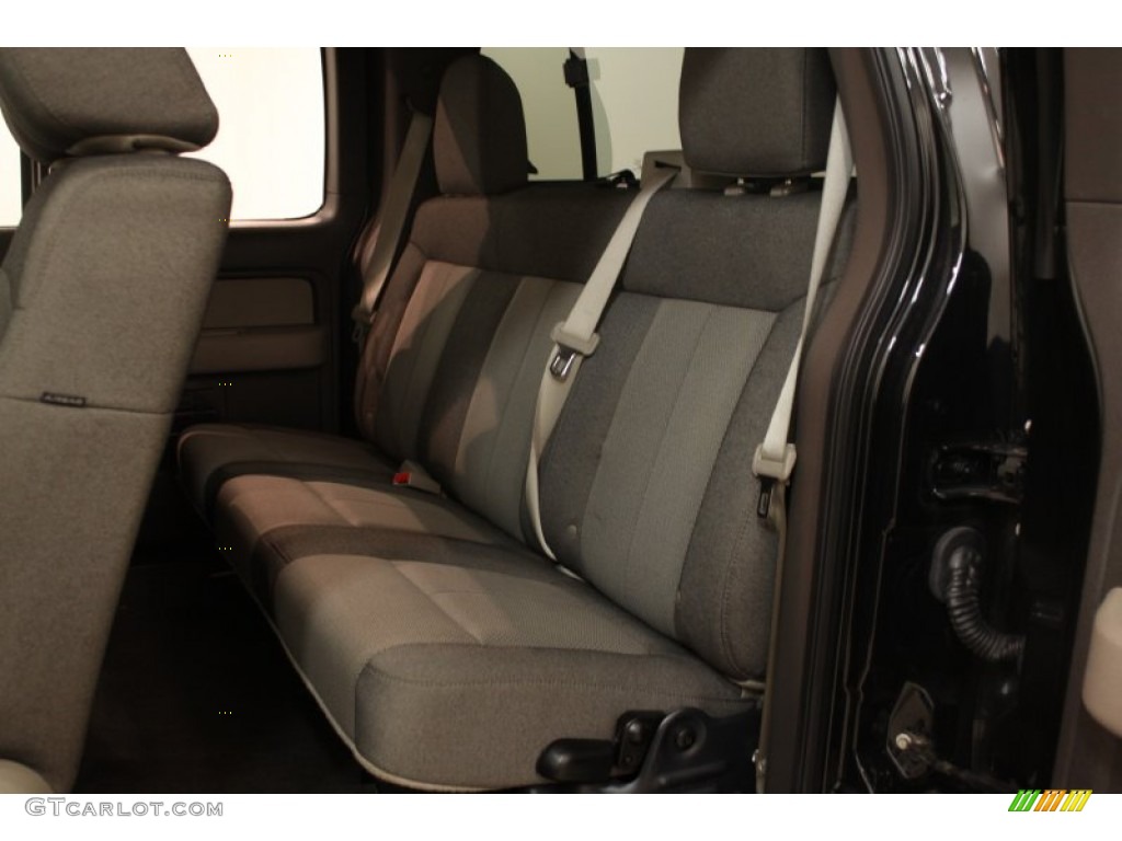 2010 F150 STX SuperCab 4x4 - Tuxedo Black / Medium Stone photo #11