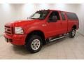 2005 Red Clearcoat Ford F250 Super Duty XLT SuperCab 4x4  photo #3