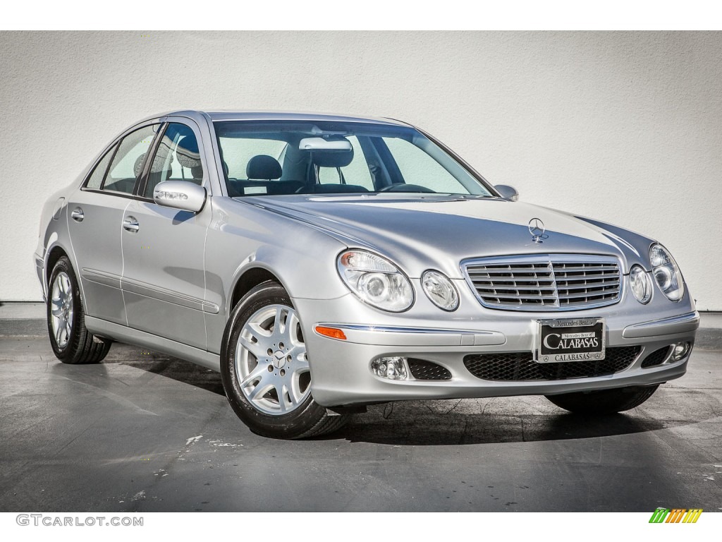 Brilliant Silver Metallic 2004 Mercedes-Benz E 320 Sedan Exterior Photo #75655032