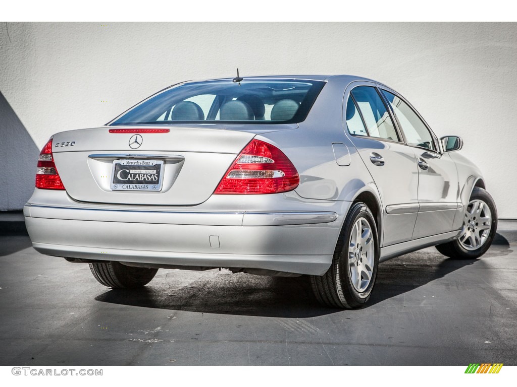 2004 E 320 Sedan - Brilliant Silver Metallic / Black photo #14