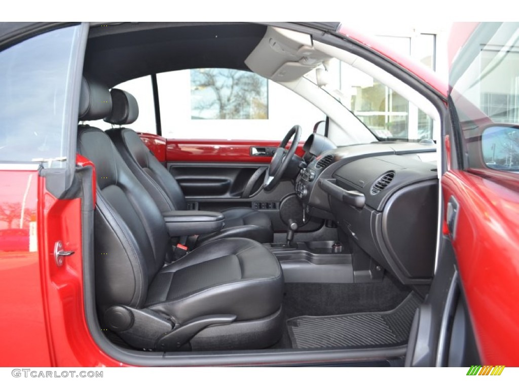 Black Interior 2008 Volkswagen New Beetle SE Convertible Photo #75657093