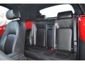 2008 Volkswagen New Beetle Black Interior Rear Seat Photo