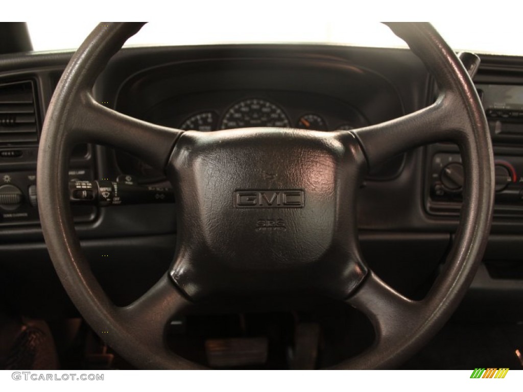 2000 GMC Sierra 2500 SL Regular Cab Graphite Steering Wheel Photo #75657522