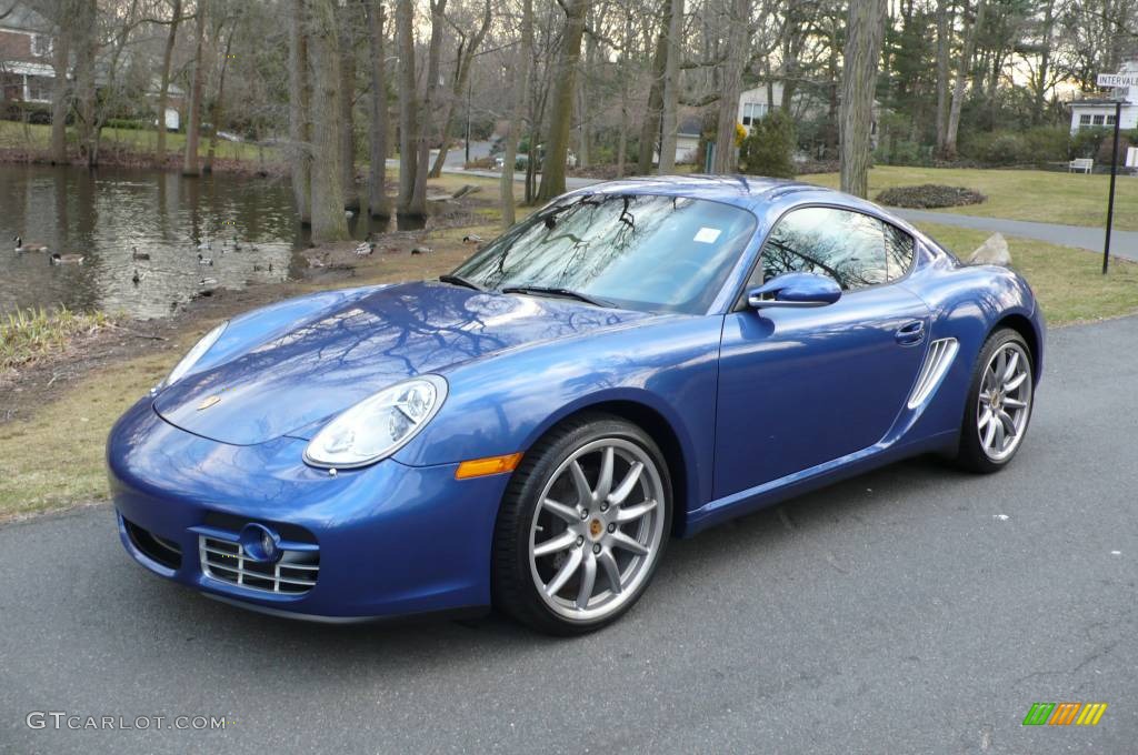 Cobalt Blue Metallic Porsche Cayman