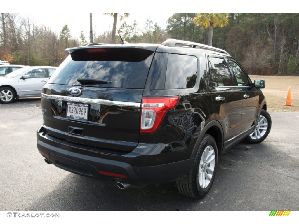 2011 Explorer XLT - Ebony Black / Medium Light Stone photo #5