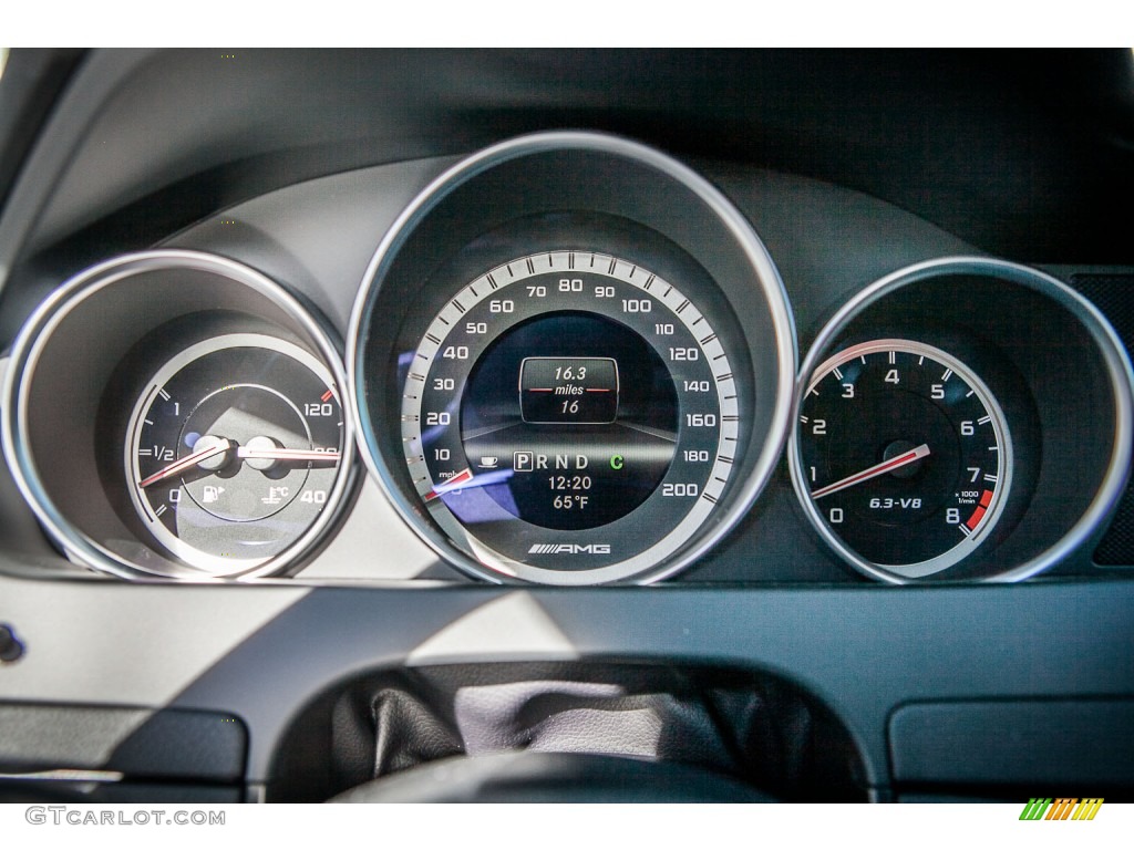 2013 Mercedes-Benz C 63 AMG Coupe Gauges Photo #75658737