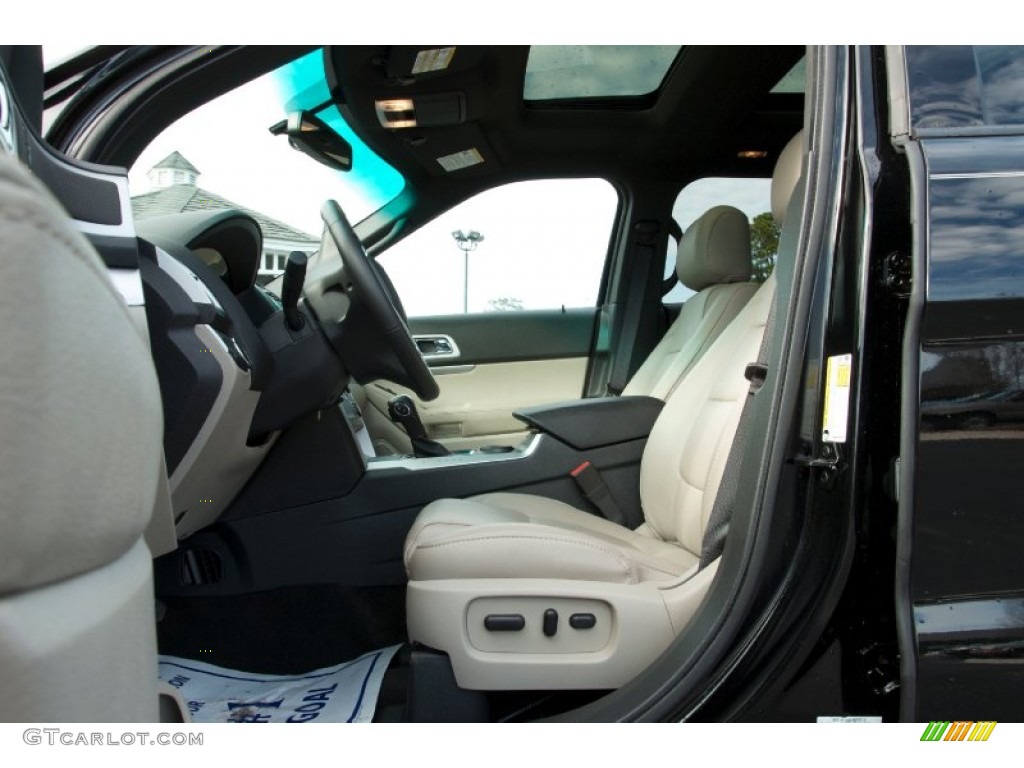 2011 Explorer XLT - Ebony Black / Medium Light Stone photo #21