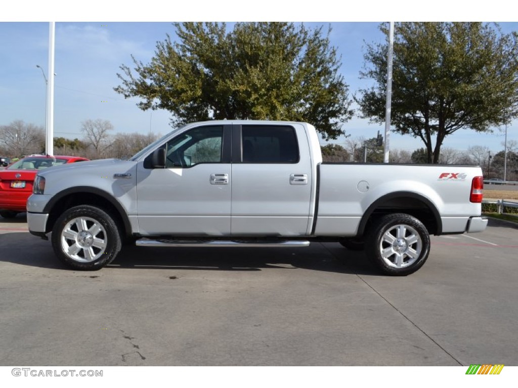 2007 F150 FX4 SuperCrew 4x4 - Silver Metallic / Black photo #2