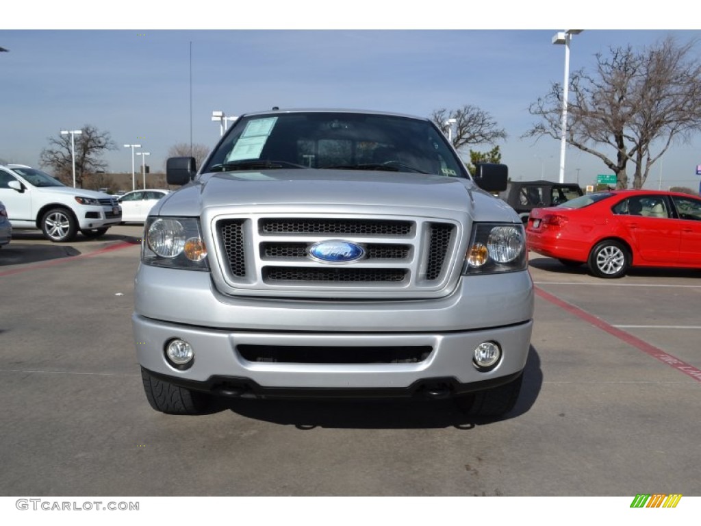 2007 F150 FX4 SuperCrew 4x4 - Silver Metallic / Black photo #8