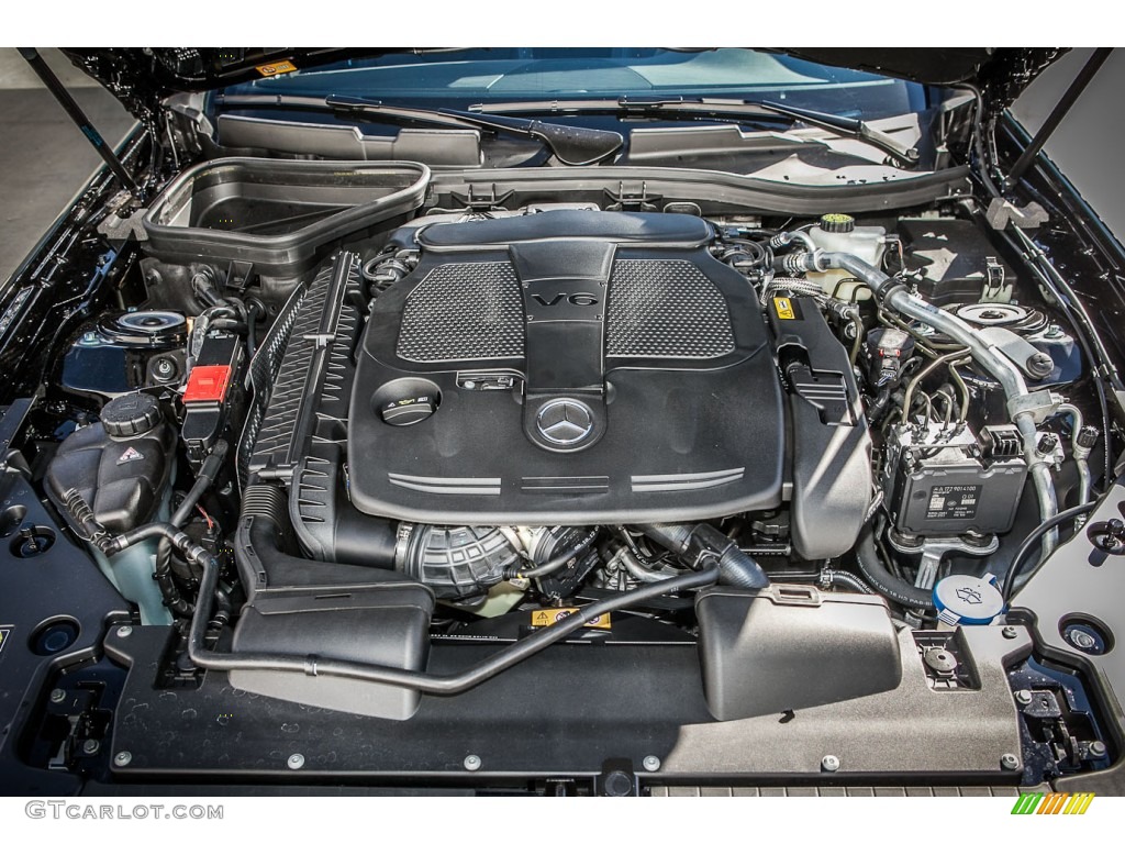 2013 Mercedes-Benz SLK 350 Roadster 3.5 Liter GDI DOHC 24-Valve VVT V6 Engine Photo #75659562
