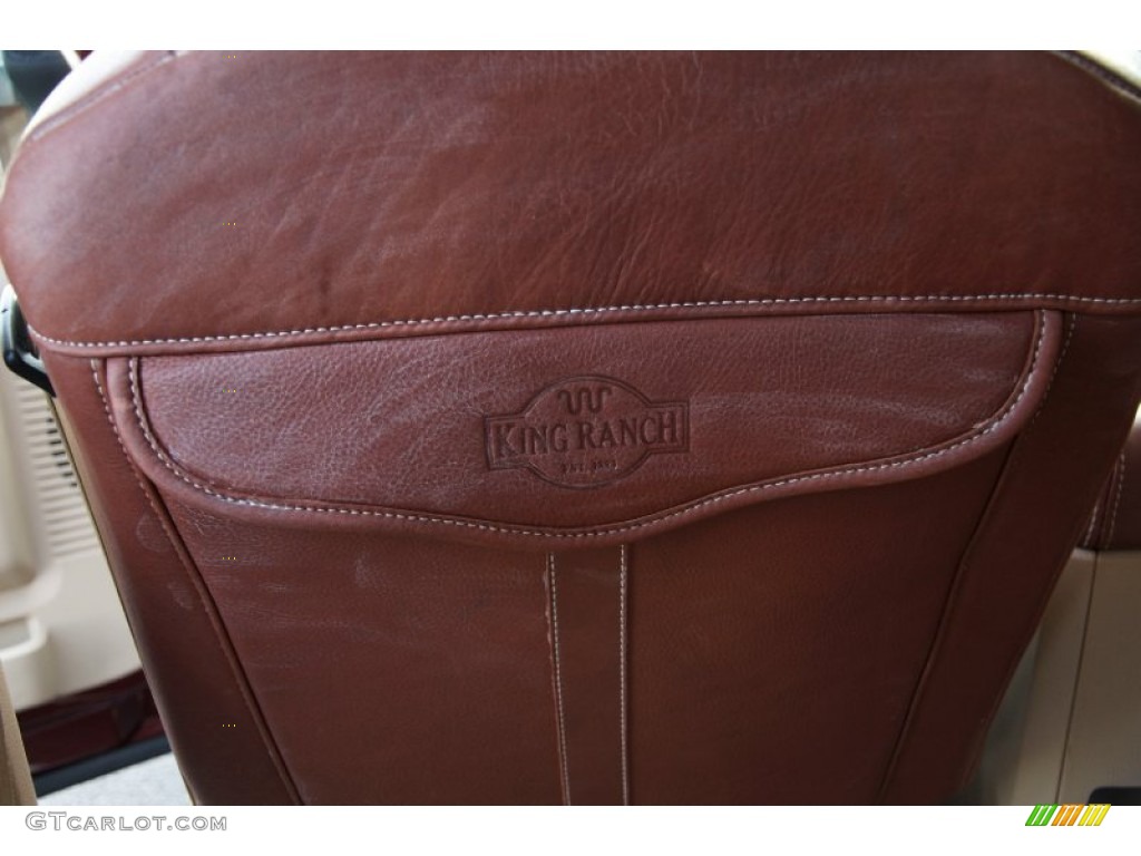 2009 F350 Super Duty King Ranch Crew Cab 4x4 Dually - Royal Red Metallic / Chaparral Leather photo #16