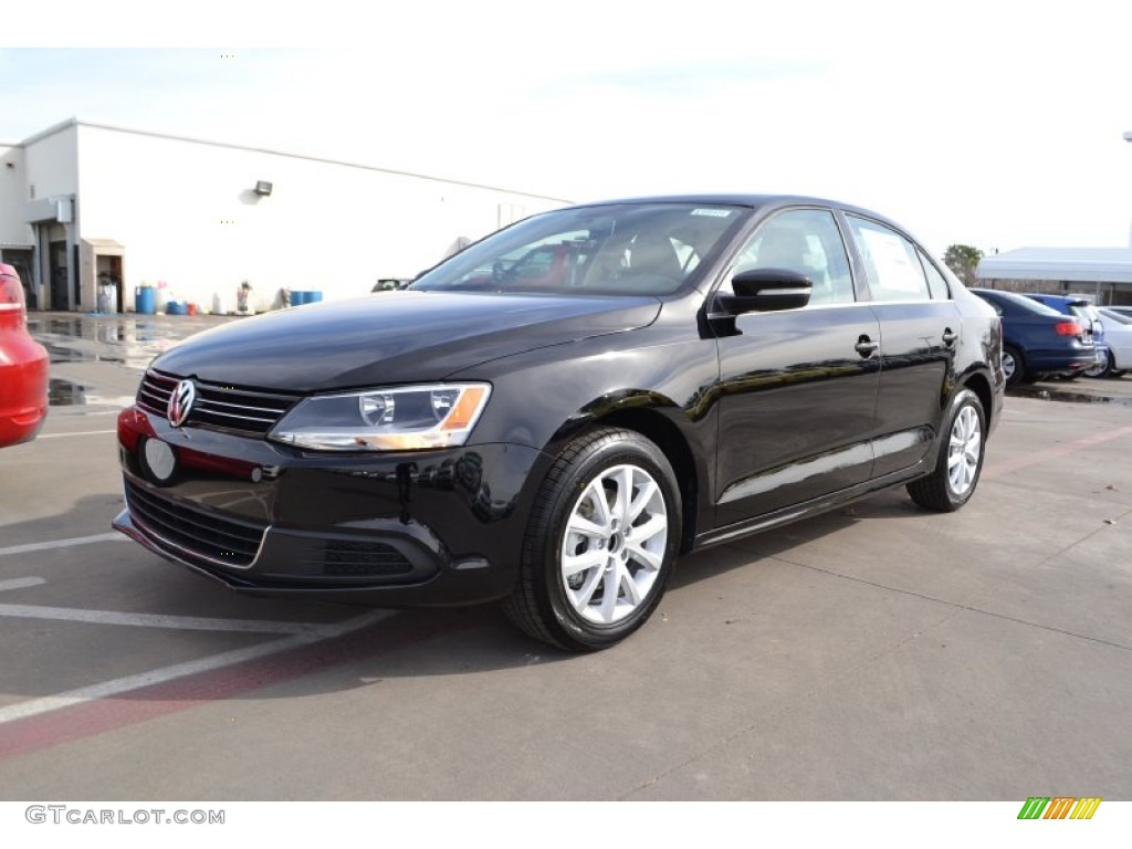 Black Uni 2013 Volkswagen Jetta SE Sedan Exterior Photo #75659673