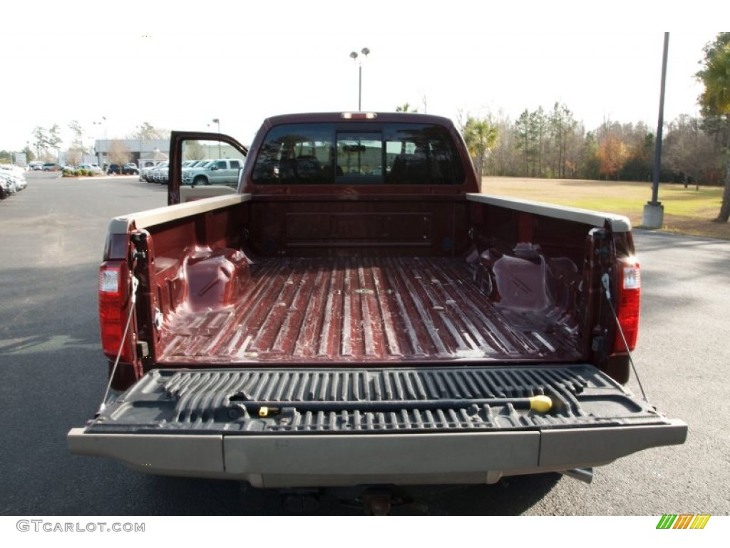 2009 F350 Super Duty King Ranch Crew Cab 4x4 Dually - Royal Red Metallic / Chaparral Leather photo #19