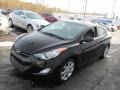 2012 Black Noir Pearl Hyundai Elantra Limited  photo #6