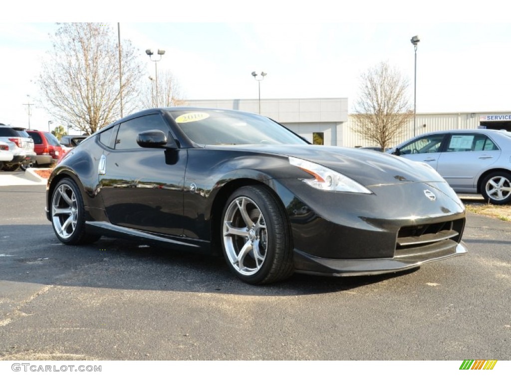 Magnetic Black 2010 Nissan 370Z Sport Coupe Exterior Photo #75660018