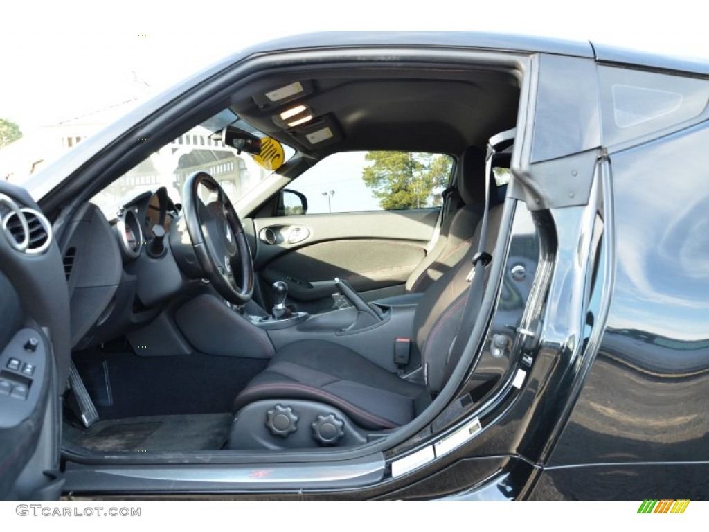 2010 370Z Sport Coupe - Magnetic Black / Black Cloth photo #12