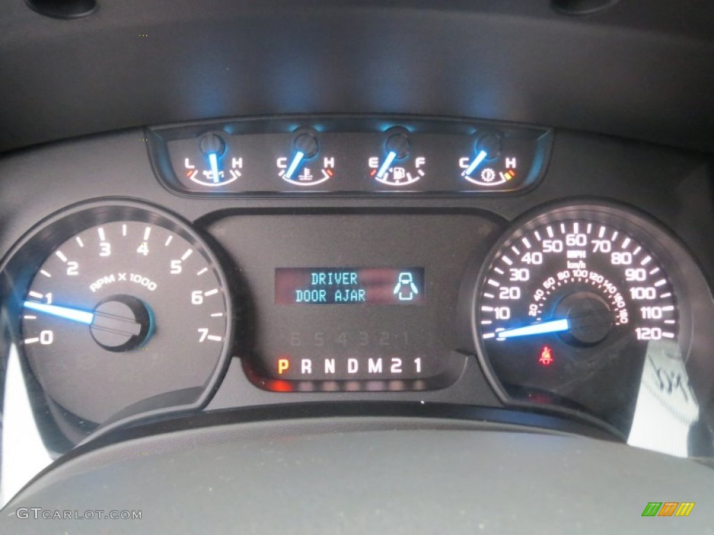 2013 Ford F150 STX Regular Cab Gauges Photo #75660520