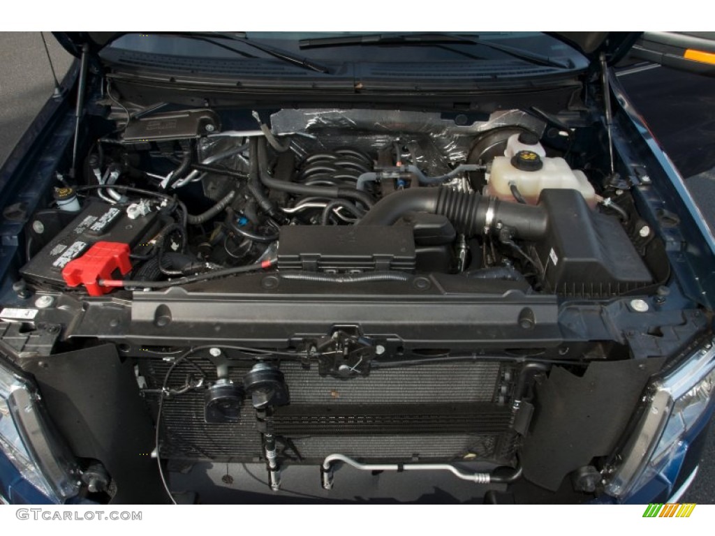 2012 Ford F150 XLT SuperCrew 5.0 Liter Flex-Fuel DOHC 32-Valve Ti-VCT V8 Engine Photo #75660708