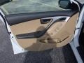 Pearl White - Elantra GLS Photo No. 7