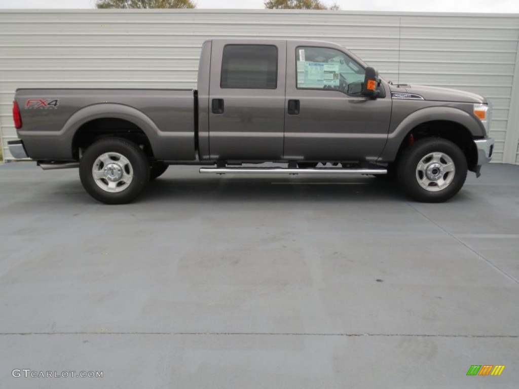 Sterling Gray Metallic 2013 Ford F250 Super Duty XLT Crew Cab 4x4 Exterior Photo #75661215