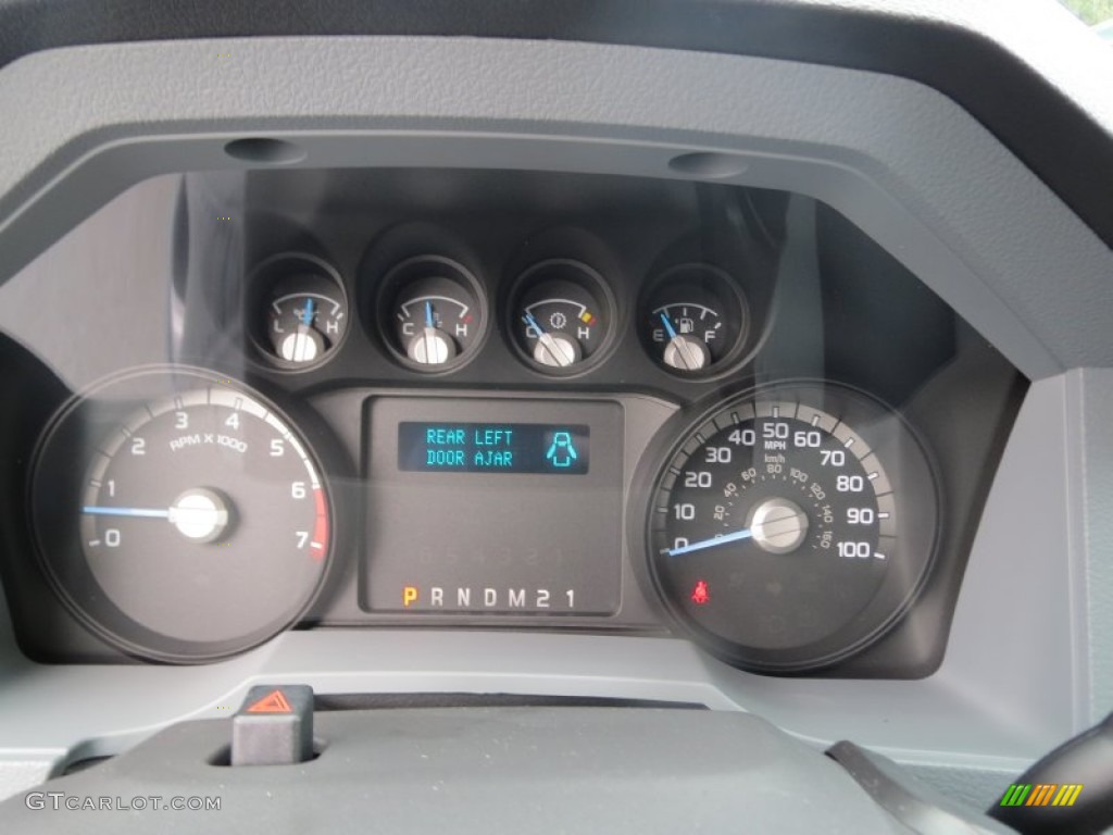 2013 Ford F250 Super Duty XLT Crew Cab 4x4 Gauges Photo #75661684