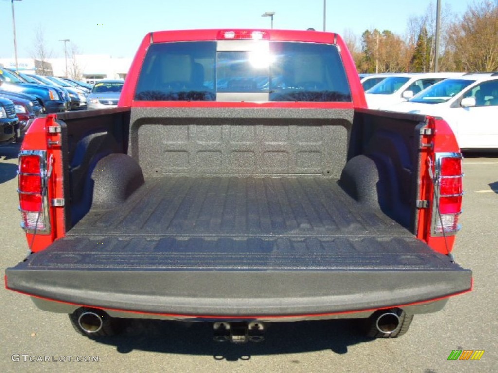 2012 Ram 1500 Laramie Longhorn Crew Cab 4x4 - Flame Red / Light Pebble Beige/Bark Brown photo #25