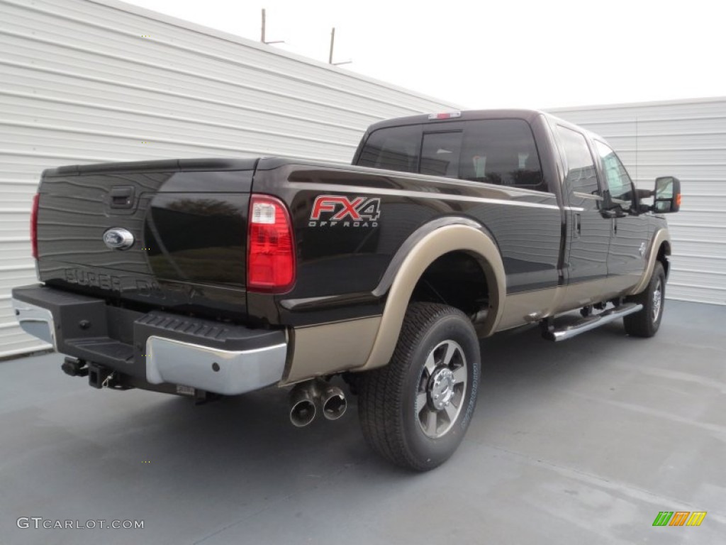 Kodiak Brown Metallic 2013 Ford F350 Super Duty Lariat Crew Cab 4x4 Exterior Photo #75662376