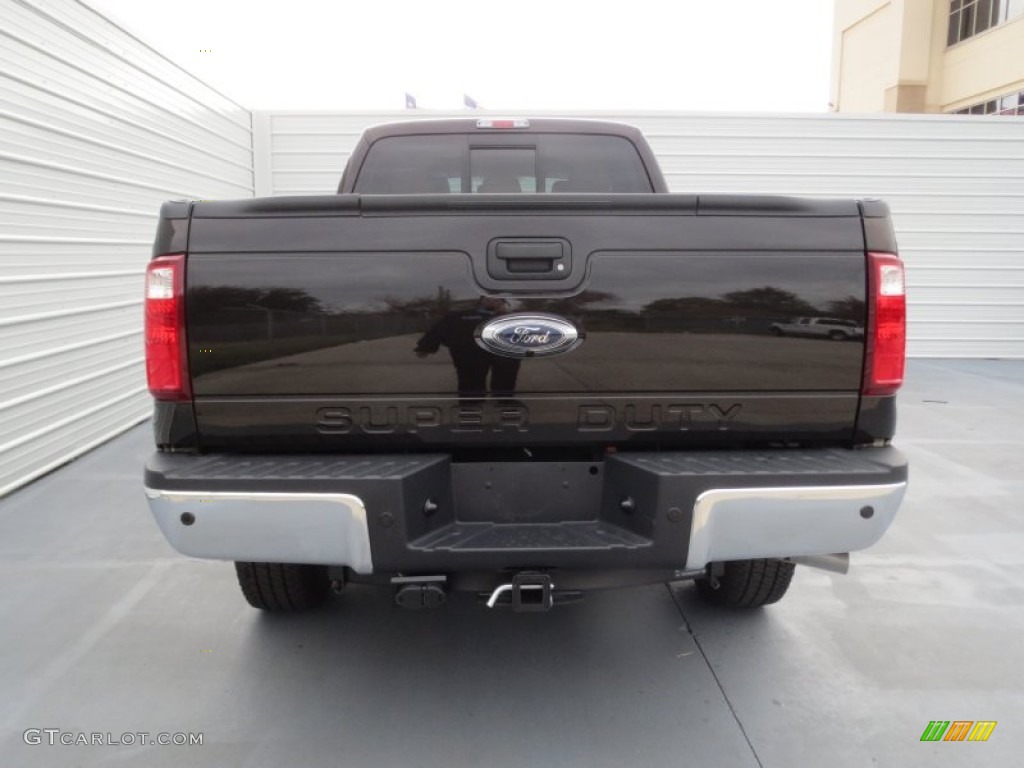 2013 F350 Super Duty Lariat Crew Cab 4x4 - Kodiak Brown Metallic / Adobe photo #4