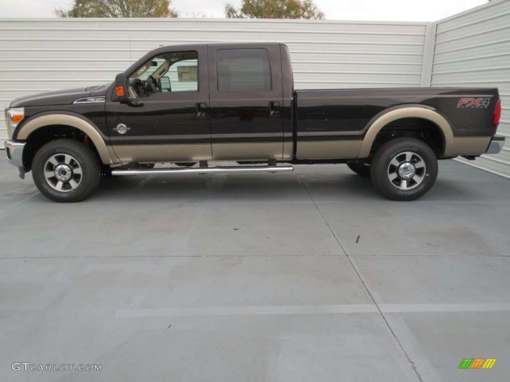 Kodiak Brown Metallic 2013 Ford F350 Super Duty Lariat Crew Cab 4x4 Exterior Photo #75662396