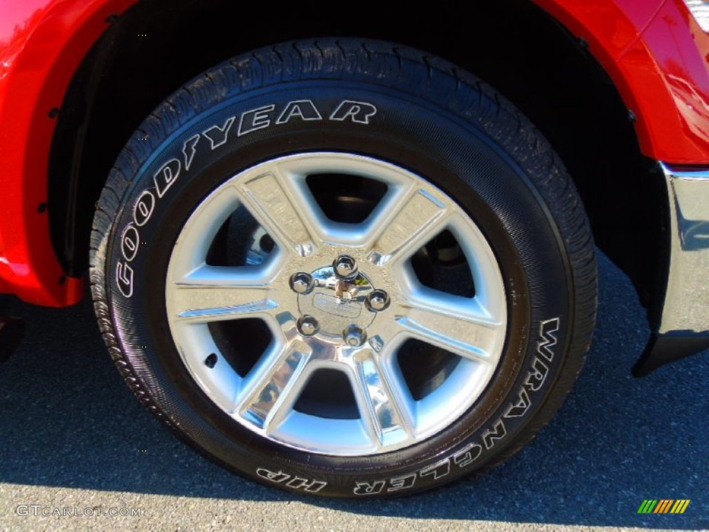 2012 Ram 1500 Laramie Longhorn Crew Cab 4x4 - Flame Red / Light Pebble Beige/Bark Brown photo #30