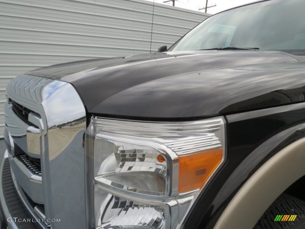 2013 F350 Super Duty Lariat Crew Cab 4x4 - Kodiak Brown Metallic / Adobe photo #9
