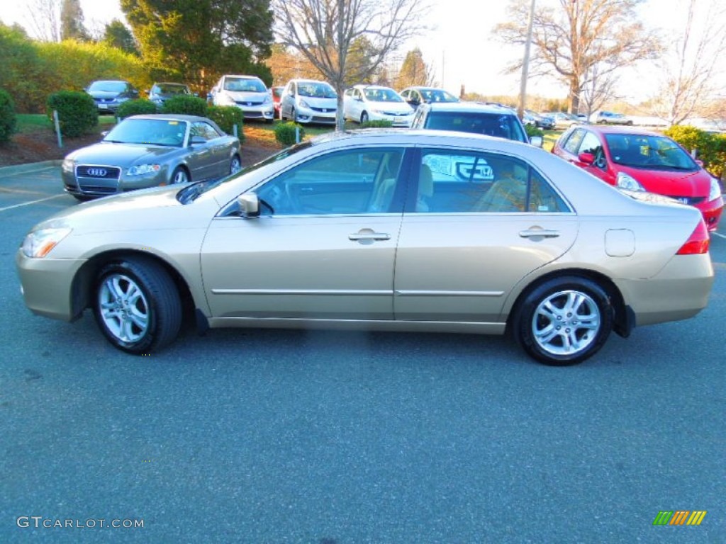 2006 Accord EX Sedan - Desert Mist Metallic / Ivory photo #6