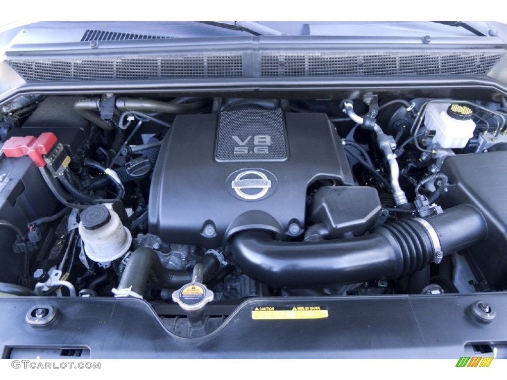 2010 Nissan Titan SE Crew Cab 4x4 5.6 Liter Flex-Fuel DOHC 32-Valve CVTCS V8 Engine Photo #75663393