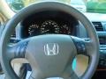 2006 Honda Accord Ivory Interior Steering Wheel Photo