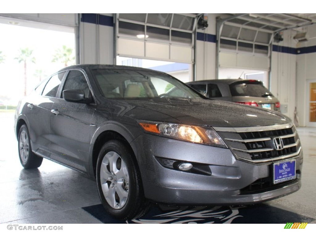 2010 Accord Crosstour EX-L - Polished Metal Metallic / Ivory photo #1