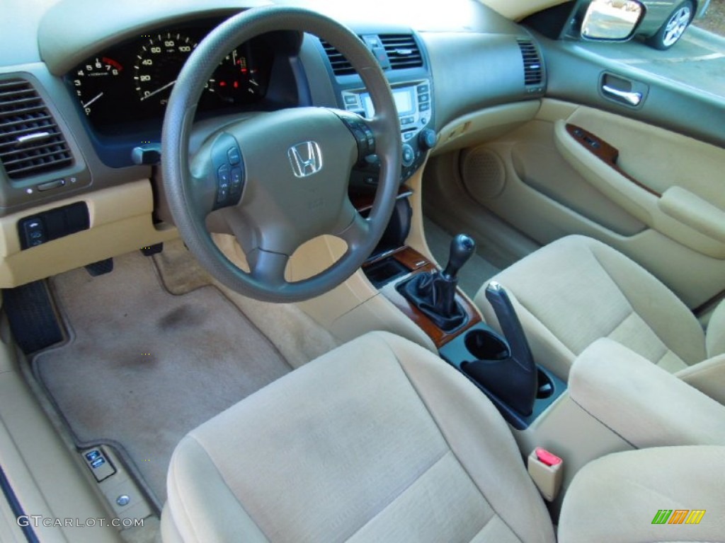 2006 Accord EX Sedan - Desert Mist Metallic / Ivory photo #25