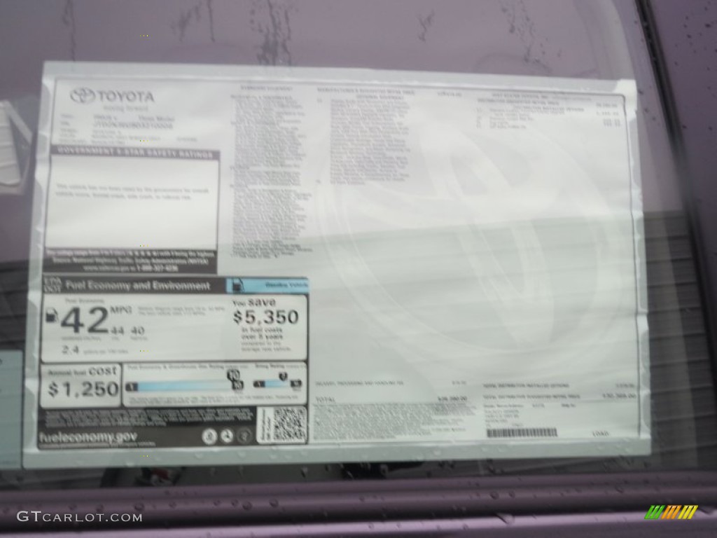 2013 Prius v Three Hybrid - Magnetic Gray Metallic / Misty Gray photo #39