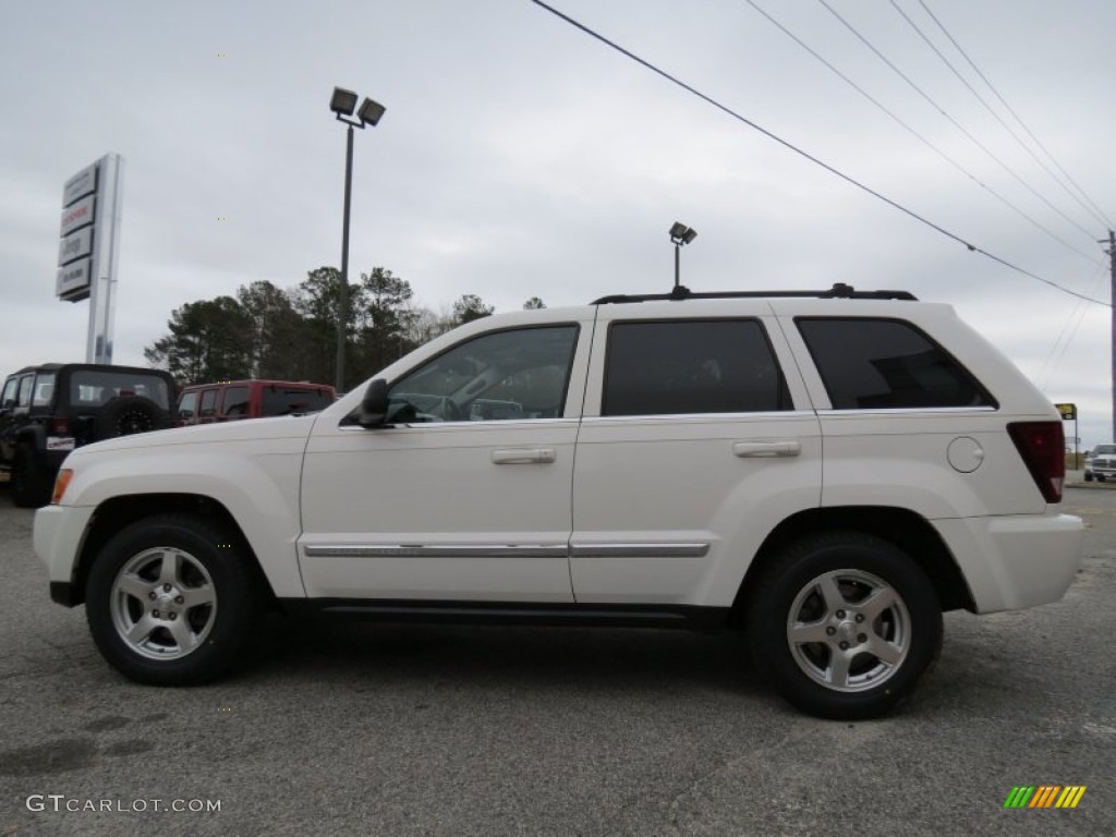 2006 Grand Cherokee Limited - Stone White / Khaki photo #4