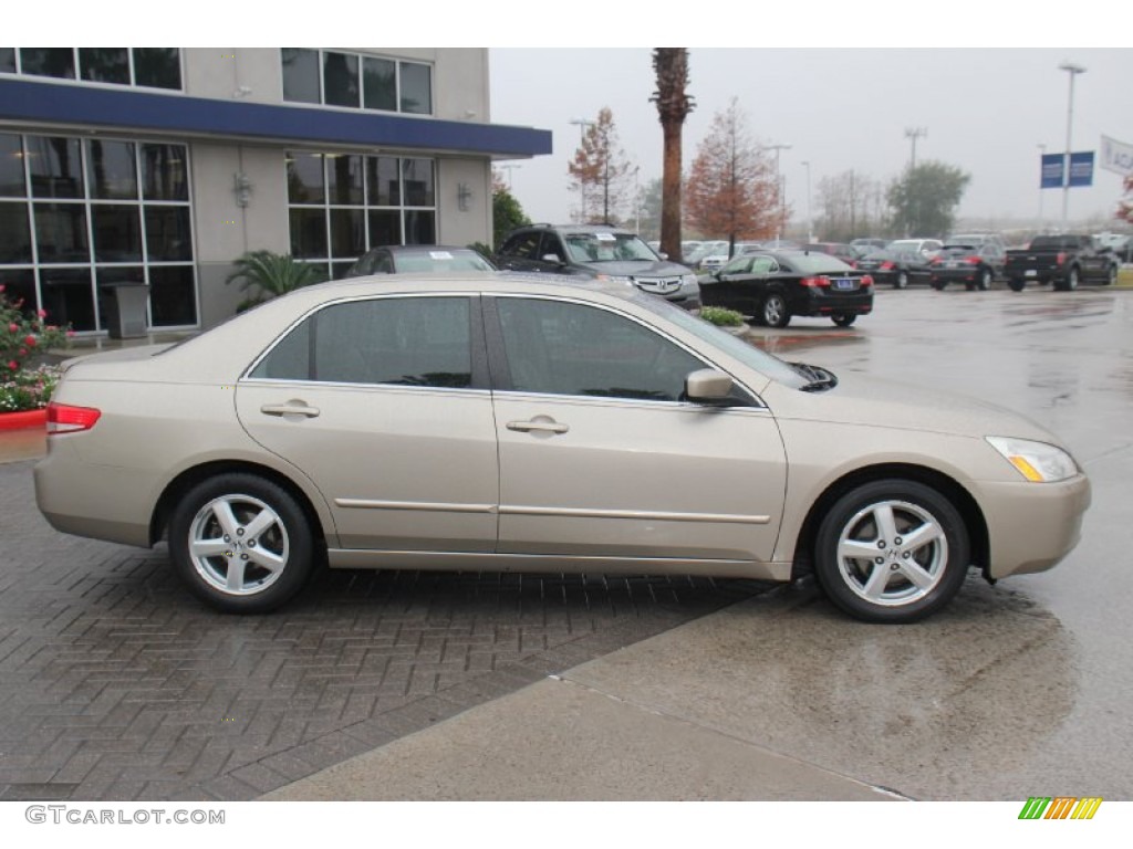 2003 Accord EX Sedan - Desert Mist Metallic / Ivory photo #8