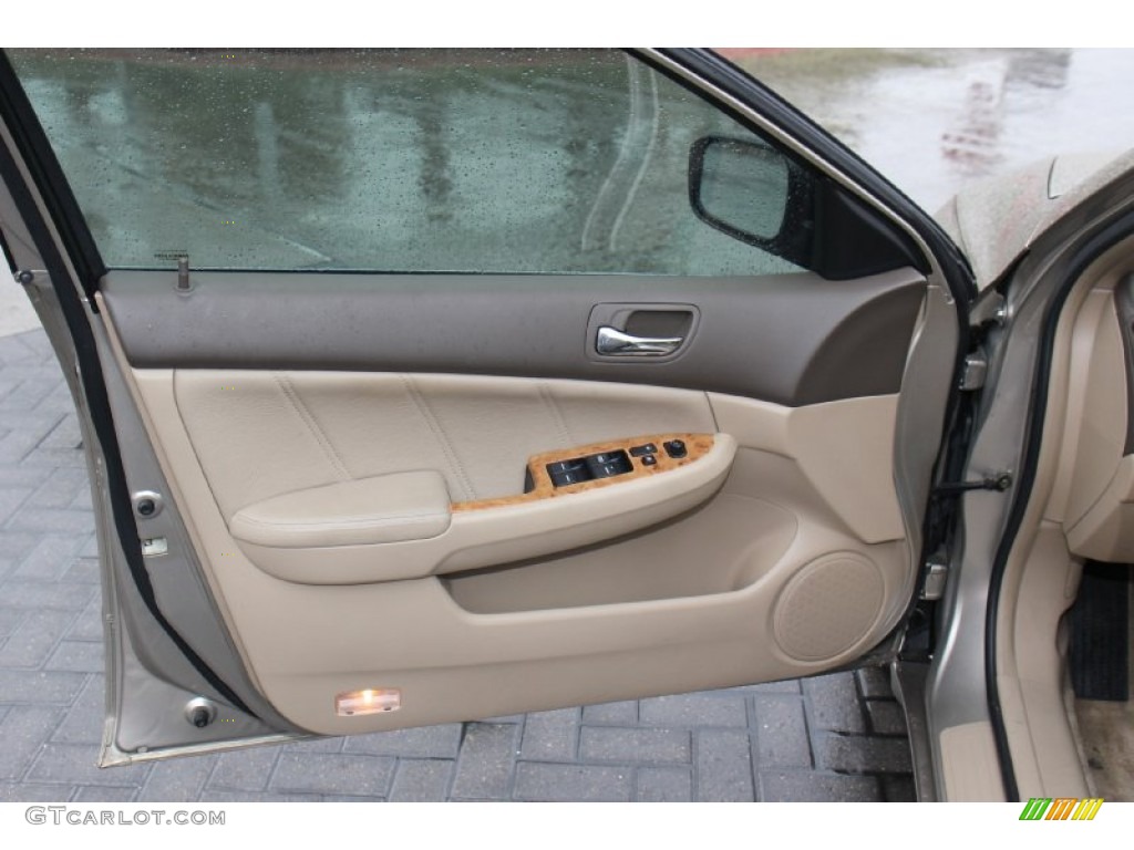 2003 Accord EX Sedan - Desert Mist Metallic / Ivory photo #10
