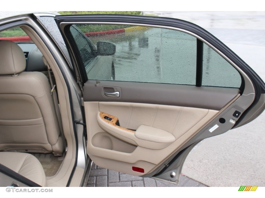 2003 Accord EX Sedan - Desert Mist Metallic / Ivory photo #17