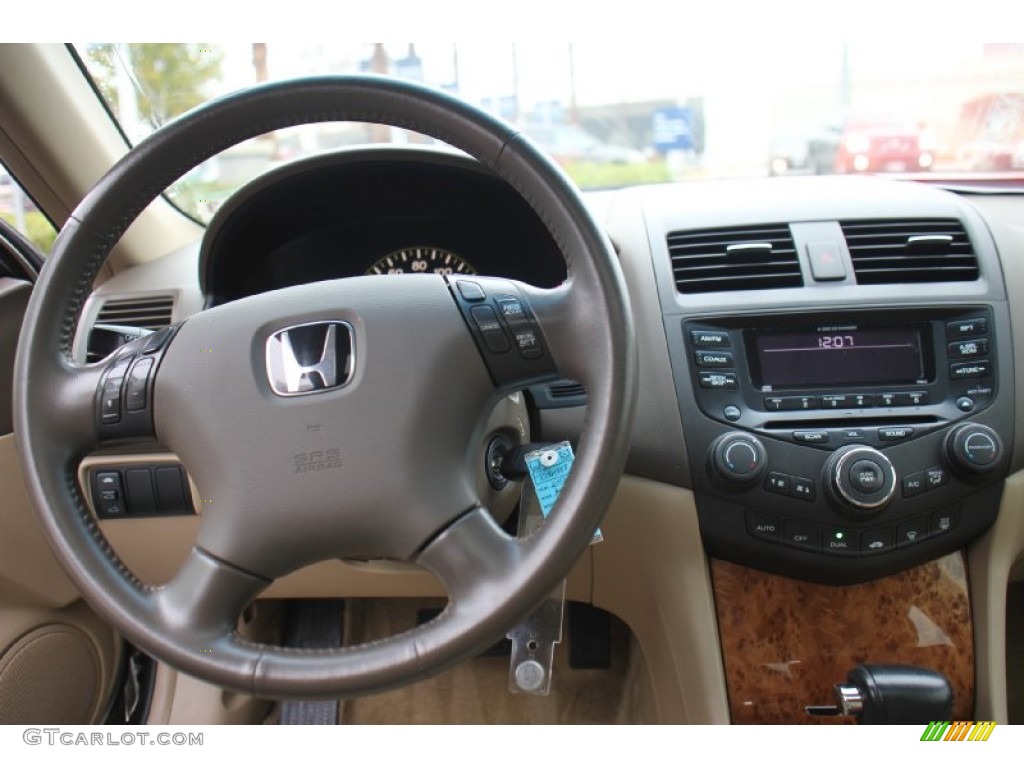 2003 Accord EX Sedan - Desert Mist Metallic / Ivory photo #23