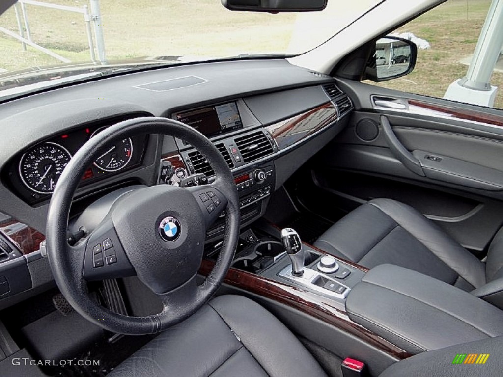 Black Interior 2009 BMW X5 xDrive30i Photo #75664755
