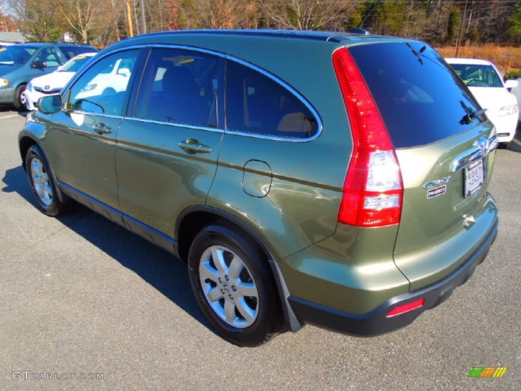 2007 CR-V EX-L - Green Tea Metallic / Ivory photo #4