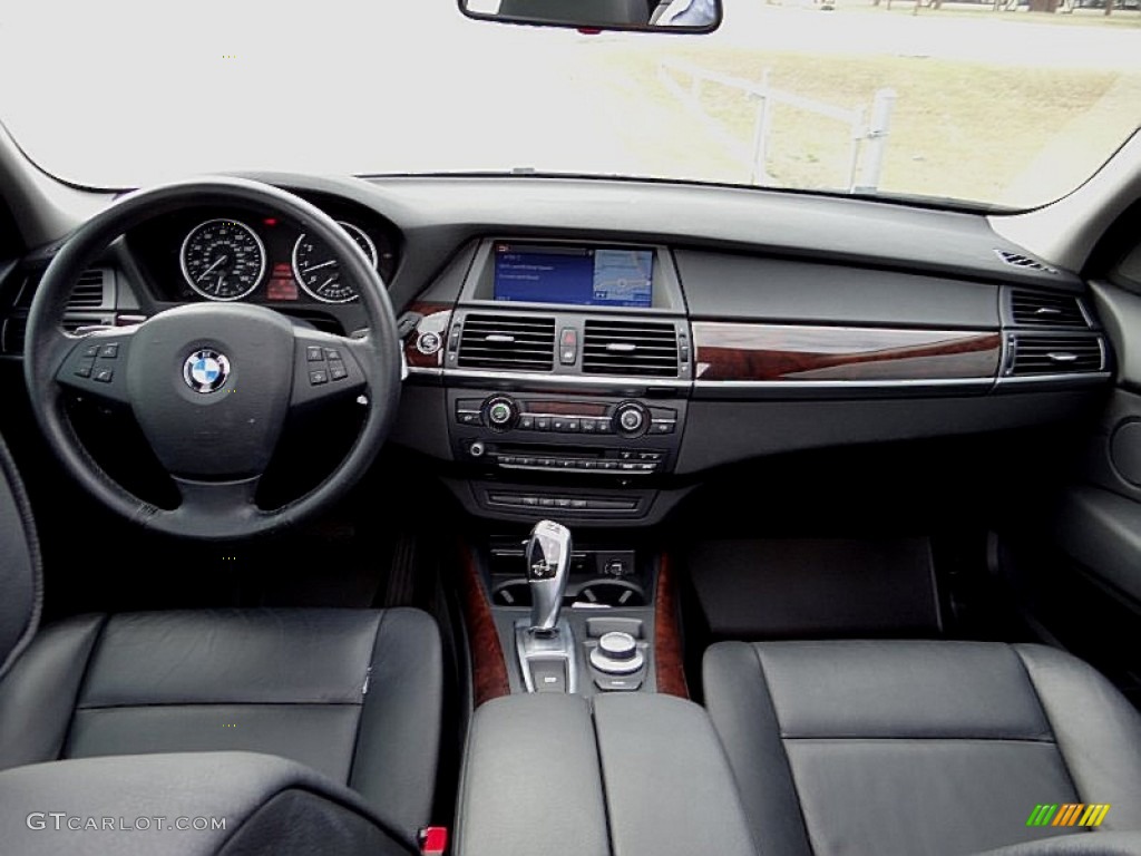 2009 BMW X5 xDrive30i Black Dashboard Photo #75664791