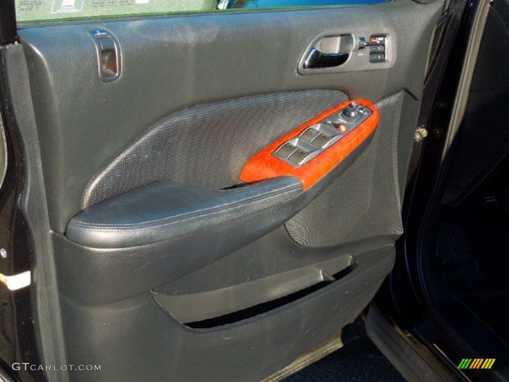 2005 Acura MDX Touring Ebony Door Panel Photo #75665445