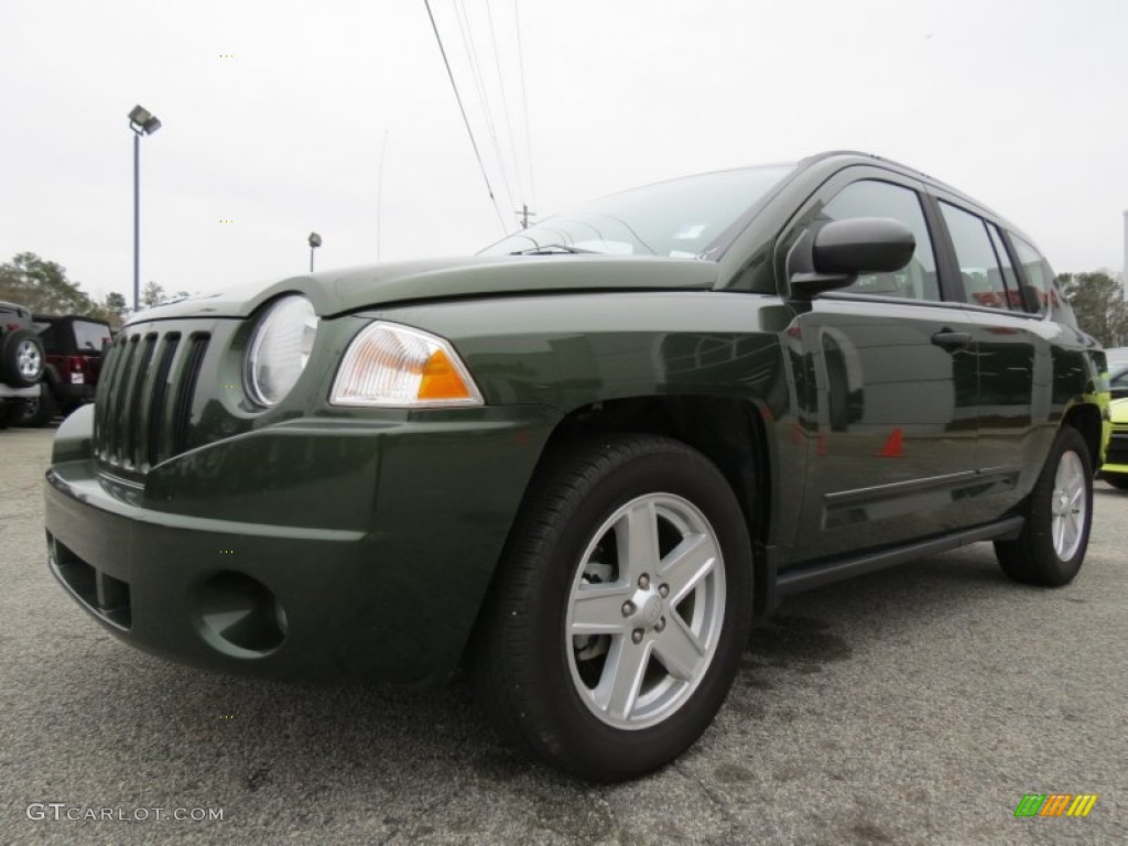 Jeep Green Metallic 2008 Jeep Compass Sport Exterior Photo #75665550