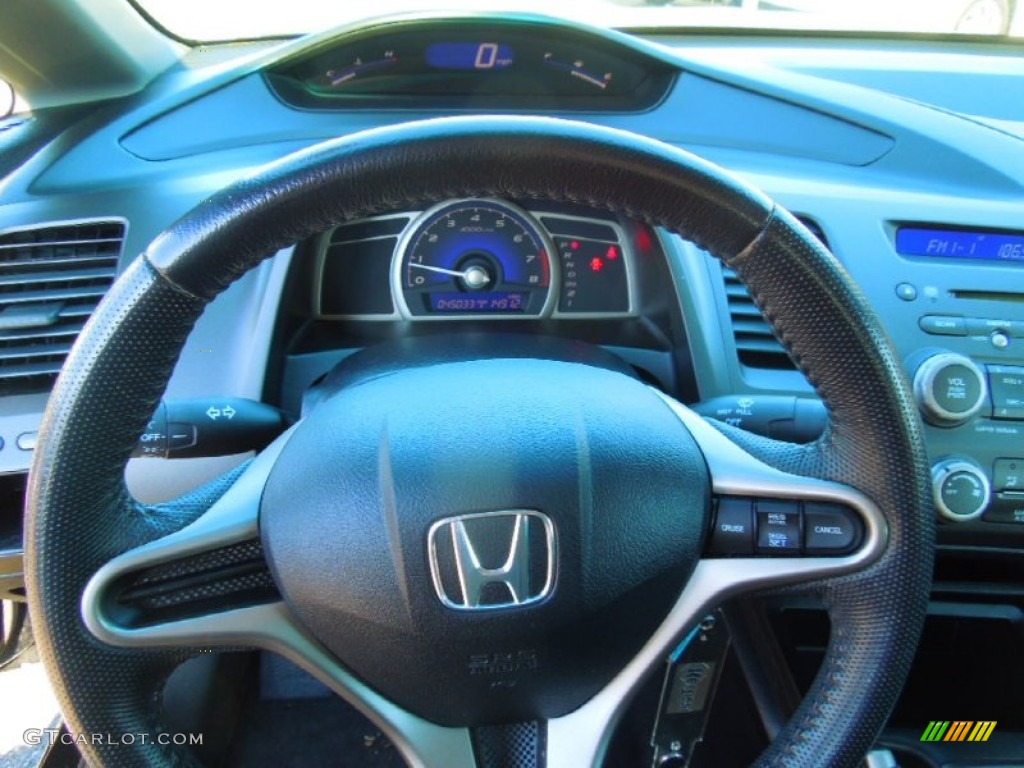 2010 Civic LX-S Sedan - Crystal Black Pearl / Black photo #17