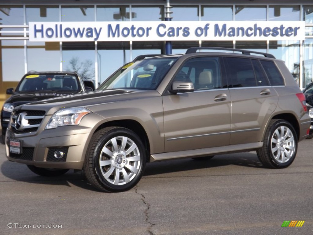 2010 GLK 350 4Matic - Sand Beige Metallic / Almond/Black photo #1