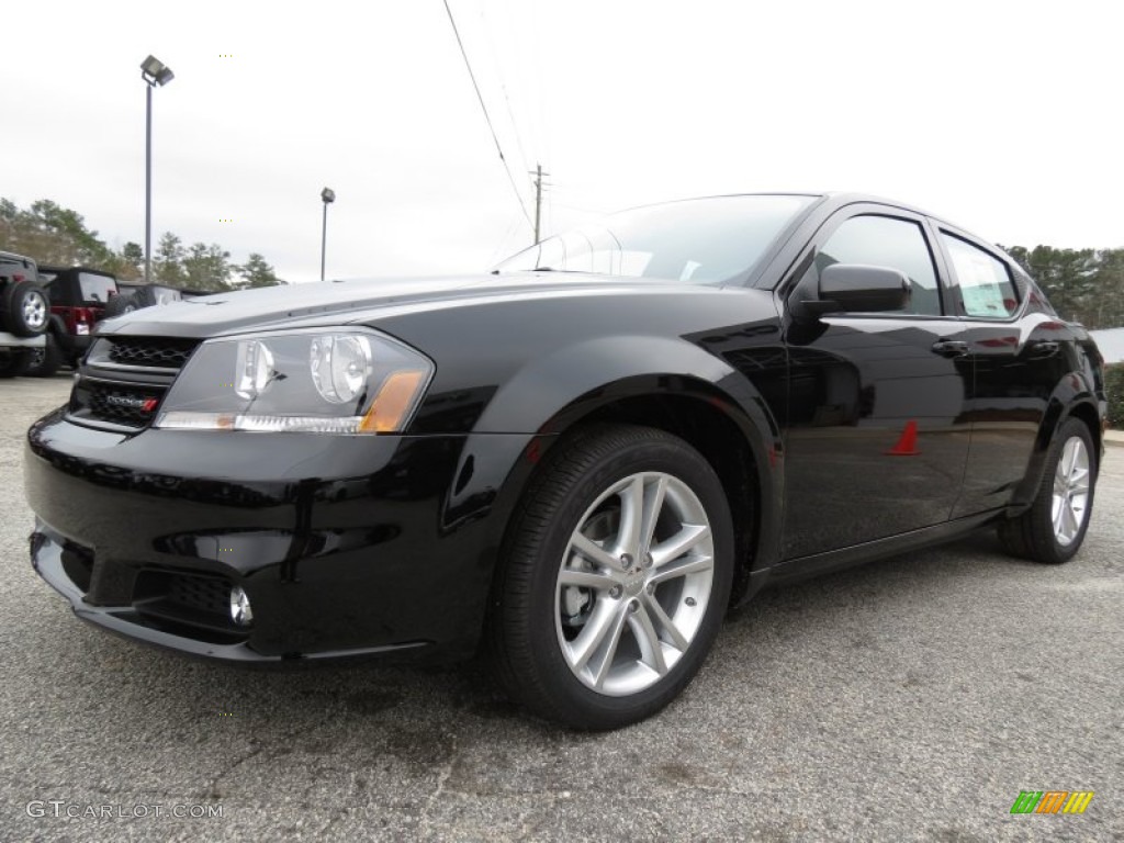 Black 2013 Dodge Avenger SXT Exterior Photo #75666837